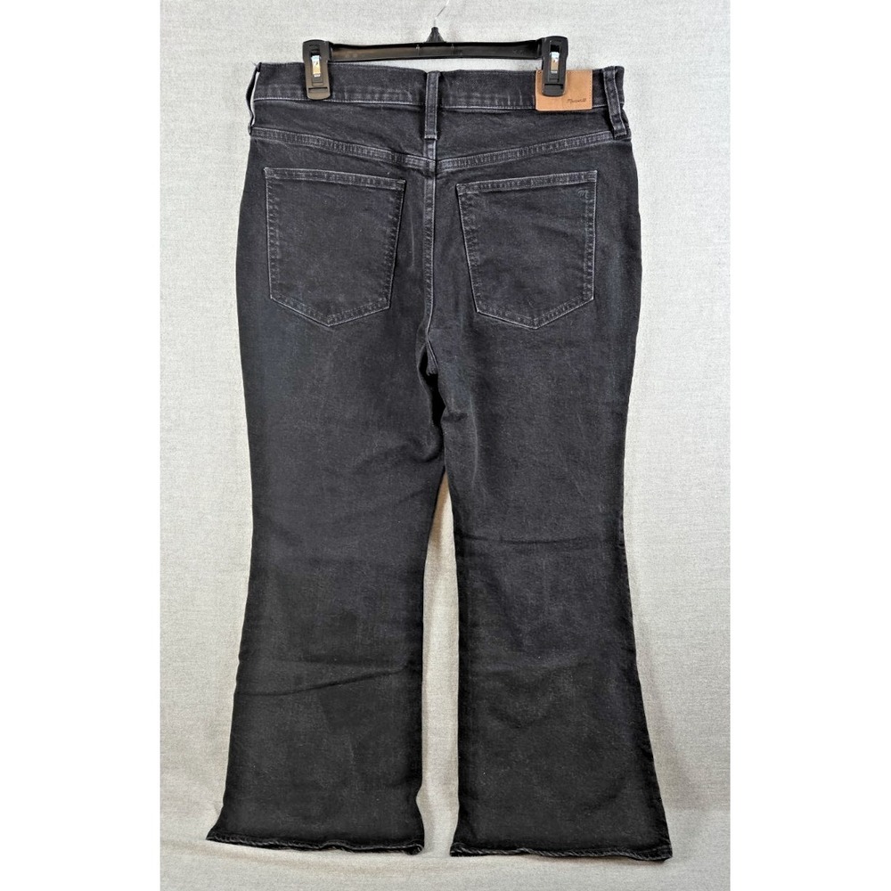 Madewell The Perfect Vintage Flare Jeans Black 31P Stretch Bootcut Retro Boho - Picture 4 of 12